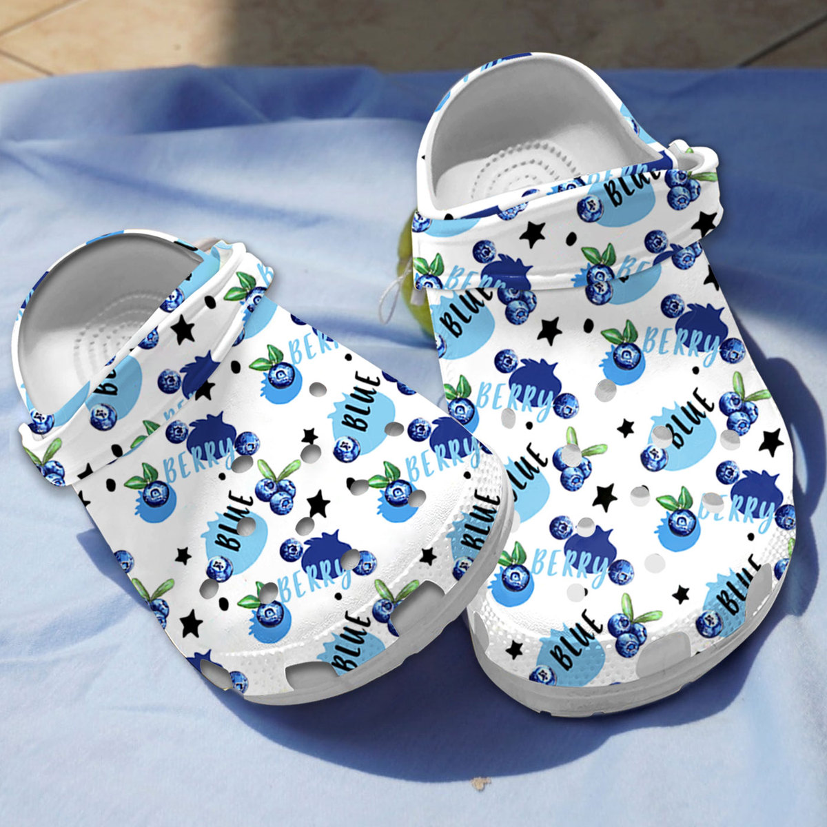 comfortable and soft blueberry white clogs shop now for the best price 98obb