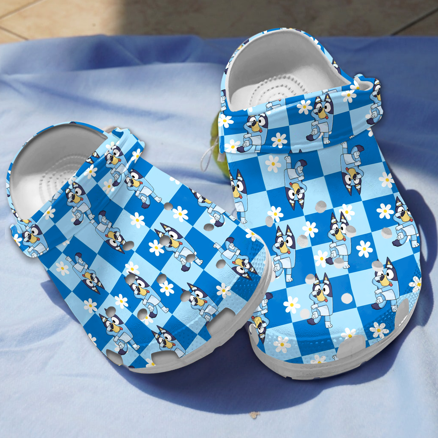 comfortable and water proof bluey light blue clogs bring joy and excitement ahfbv
