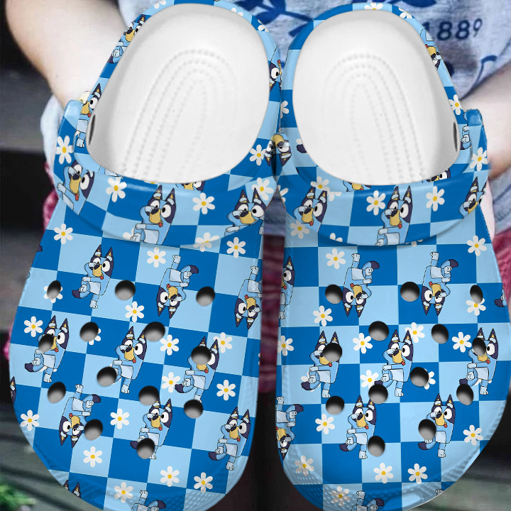 comfortable and water proof bluey light blue clogs bring joy and excitement yg5hp