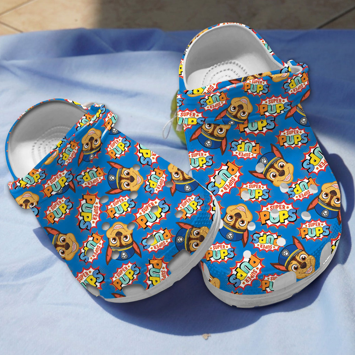 comfortable and water proof paw patrol blue clogs perfect footwear for family ho6h5