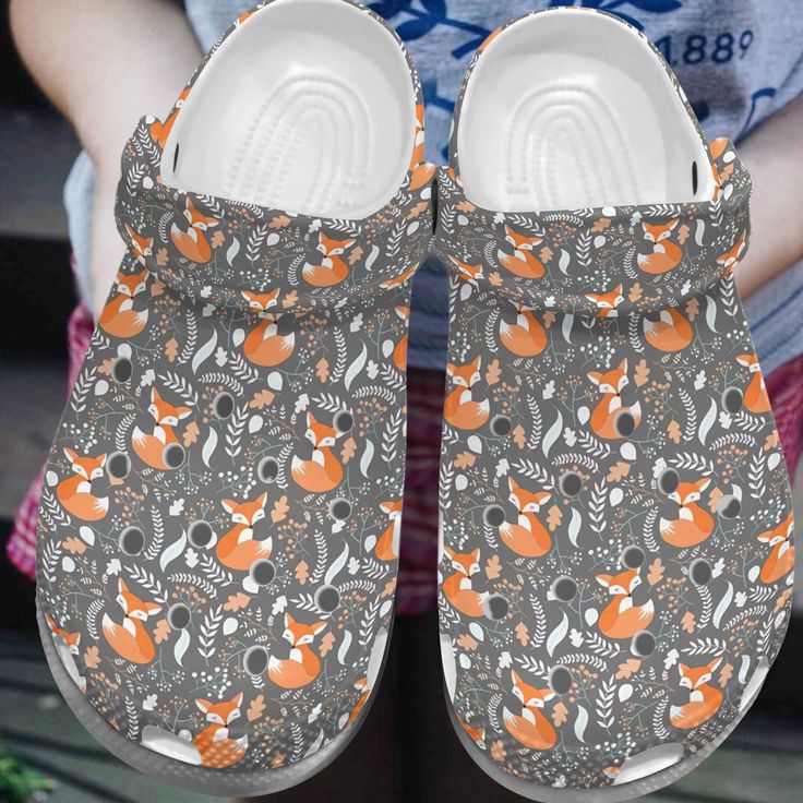 fashionable design fox clogs suitable for outdoor walking gbh2h