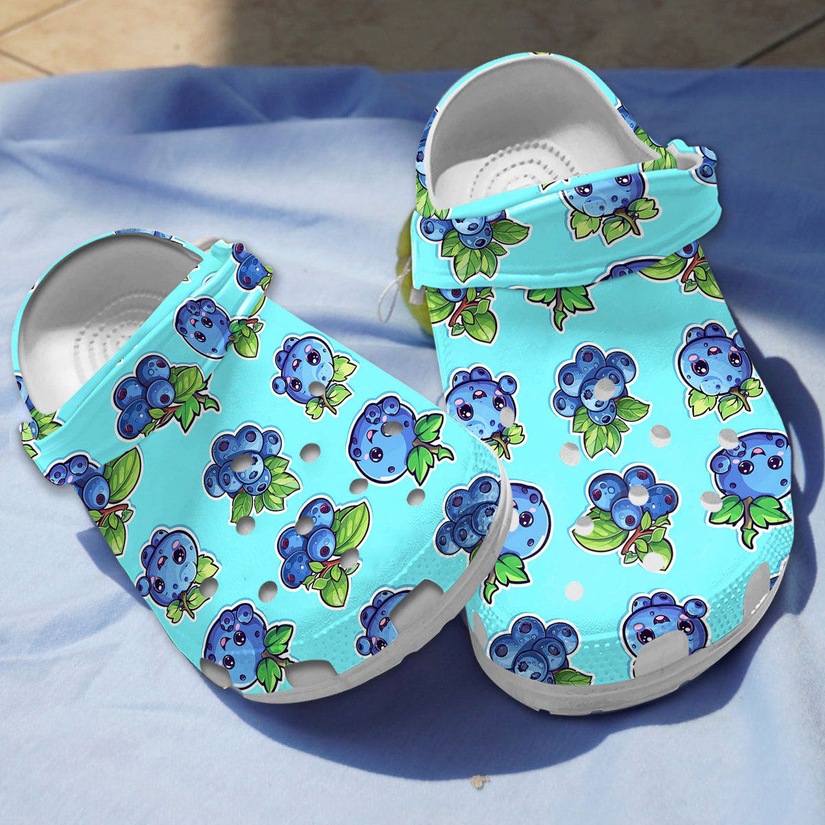 lightweight and non slip blueberry blue clogs perfect for outdoor play qfwwk