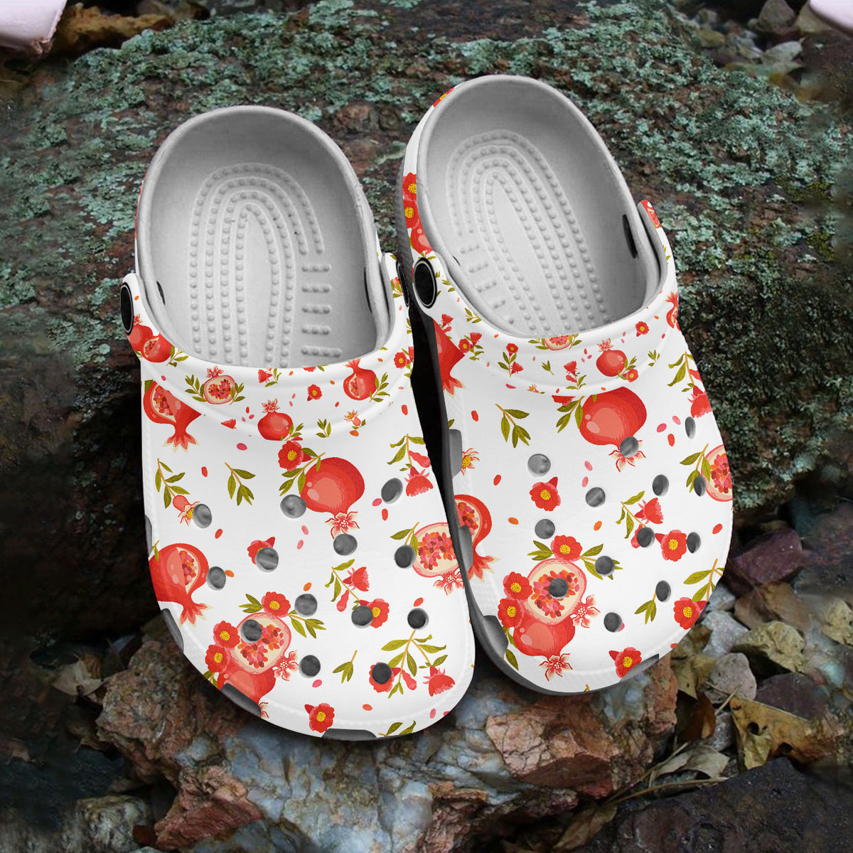 lightweight and non slip pomegranate white clogs perfect for outdoor play zwbho