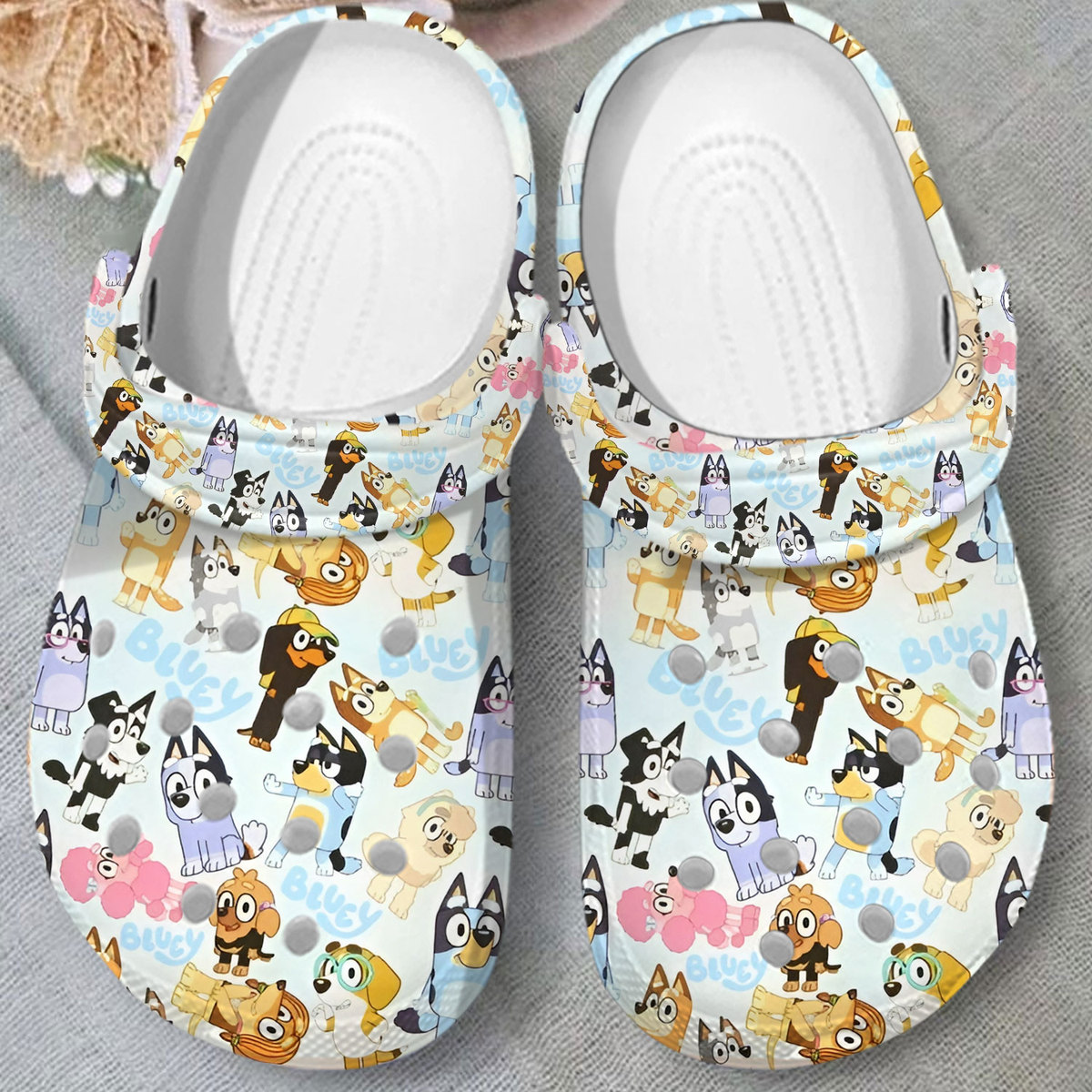 limited edition bluey white clogs color and style for every personality dort0