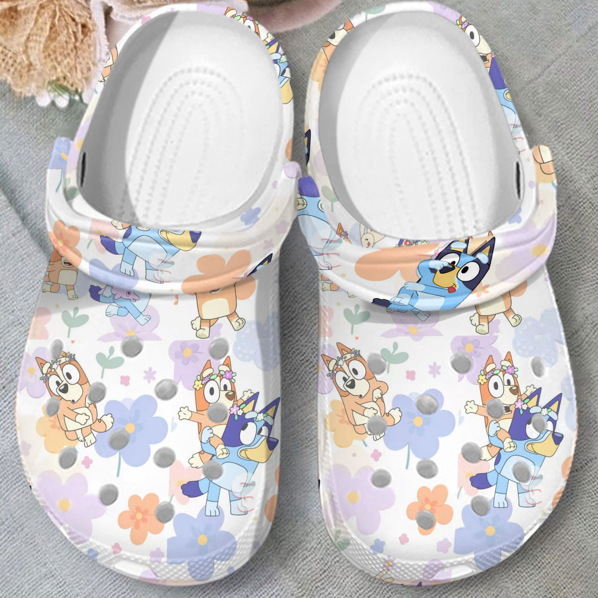 limited edition bluey white clogs shop now for a special discount psd3l