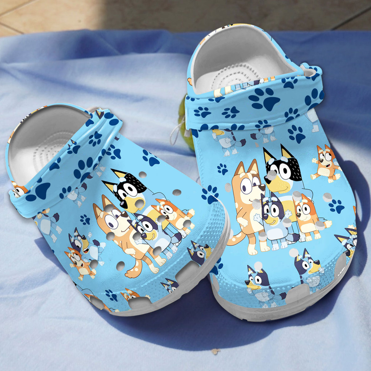 new 3d printed design blue clogs ideal gift for men and women untzc