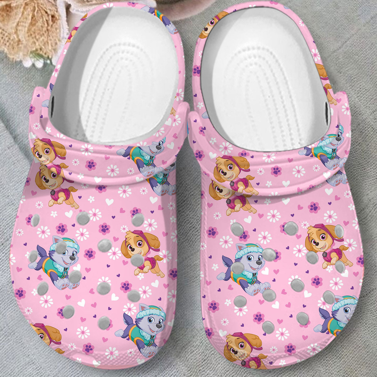 new 3d printed design paw patrol pink clogs fast shipping and dedicated support service 37fnm
