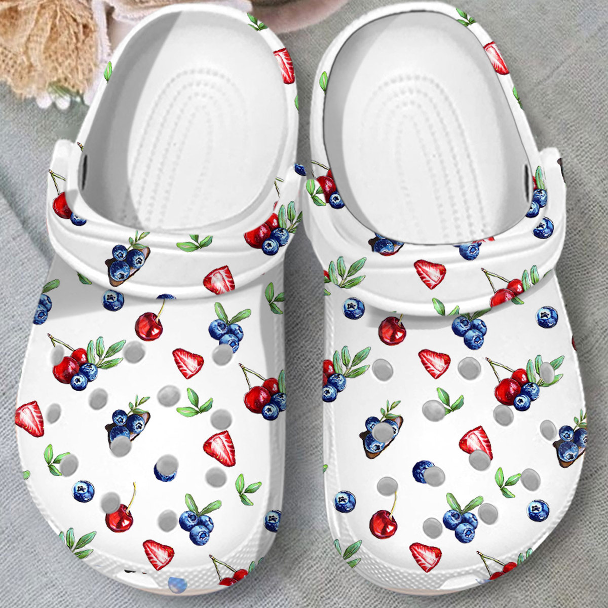 new design and pretty blueberry white clogs perfect footwear for men and women 0vtuv