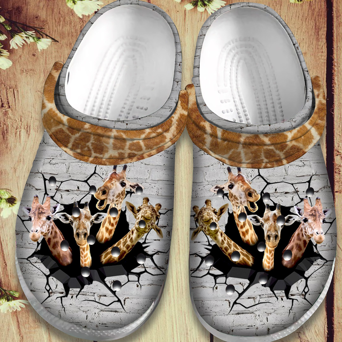 new design and safety giraffe clogs perfect footwear for family 2dwpz