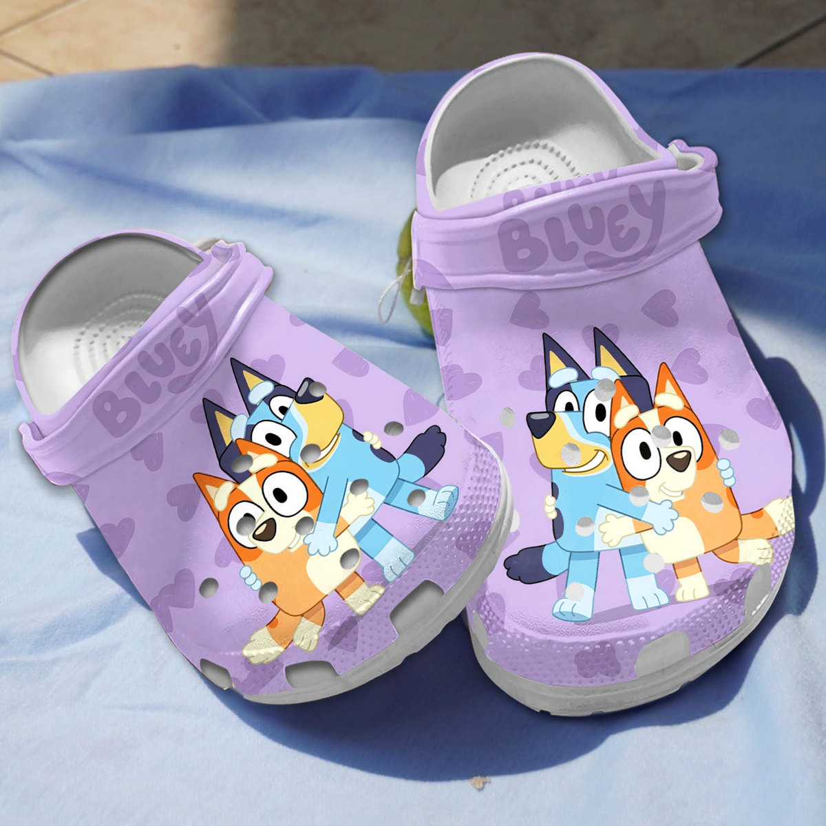new design bluey purple clogs worldwide shipping service 3btpo