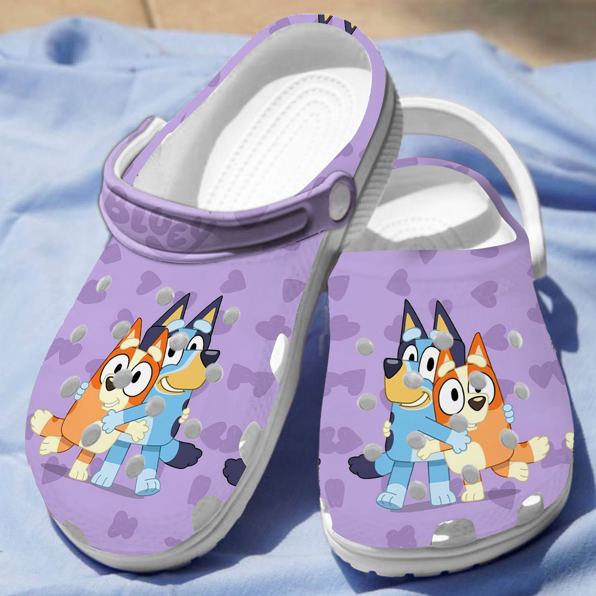 new design bluey purple clogs worldwide shipping service 3kluy