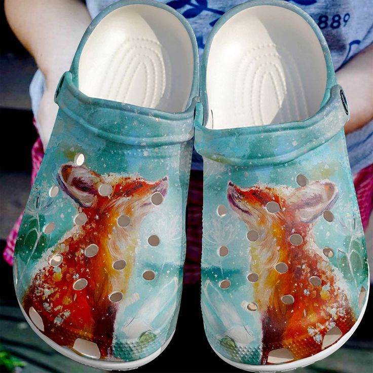 new design fox blue clogs express shipping available exbcb