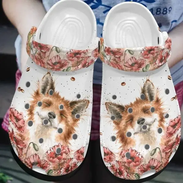 new design fox white clogs express shipping available vkflu