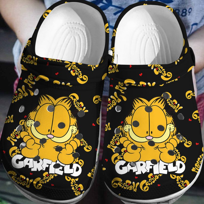 new design garfield black clogs buy more save more a8ajd