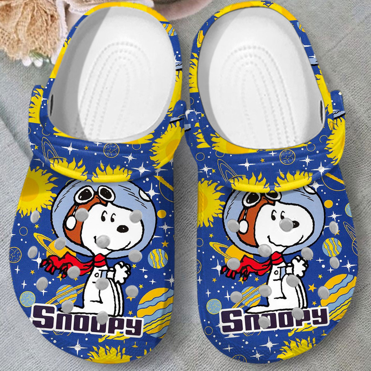 new design snoopy light blue clogs easy to clean and fast to dry pehjj