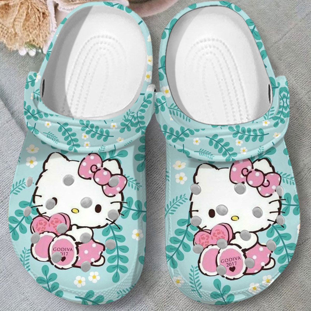 non slip and lightweight hello kitty blue clogs easy to clean and fast to dry lxecz