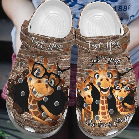 personalized and safety giraffe clogs shop now for a special discount bifif