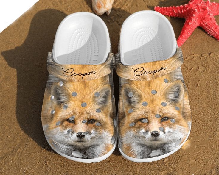 safety and comfortable fox colorful clogs perfect for outdoor walking runoe