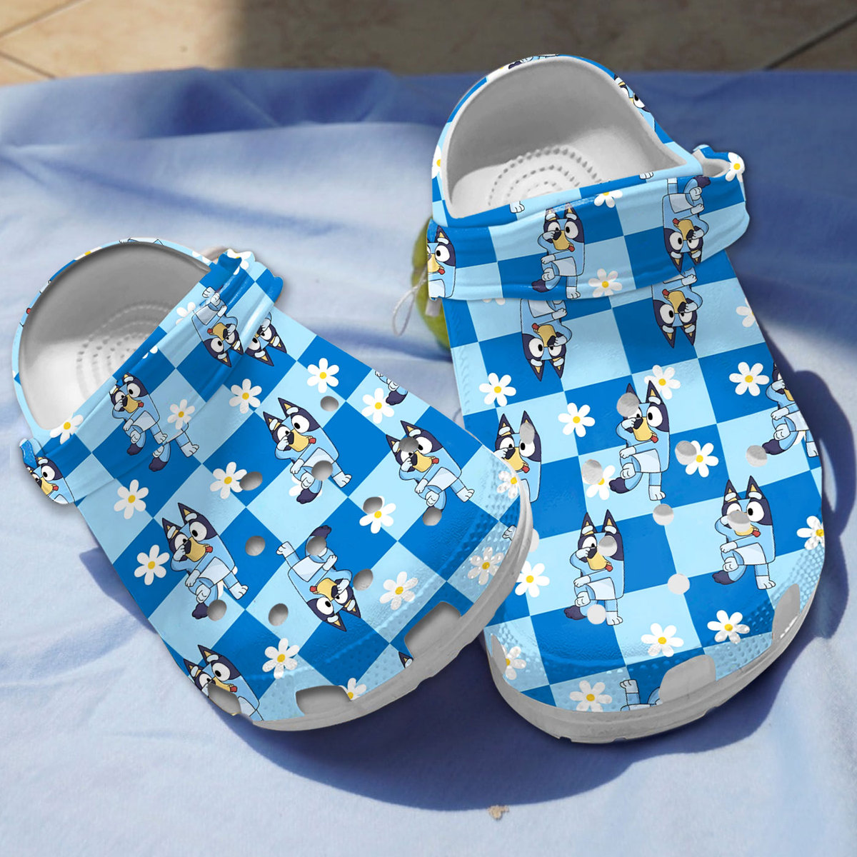 safety and water proof bluey blue clogs enjoying outdoor activities pn0xo