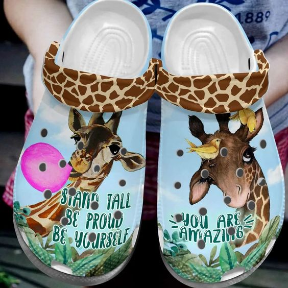 special and new giraffe clogsperfect for outdoor play ebzwu