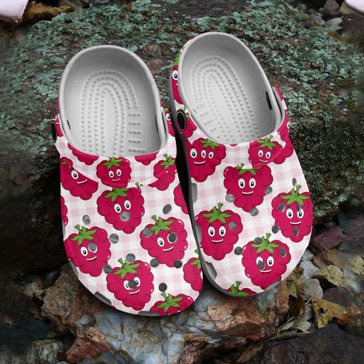 special and unique raspberry clogs suitable for outdoor walking 17jfy