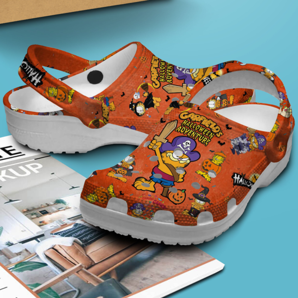 unique design garfield orange clogs worldwide shipping service eozdr