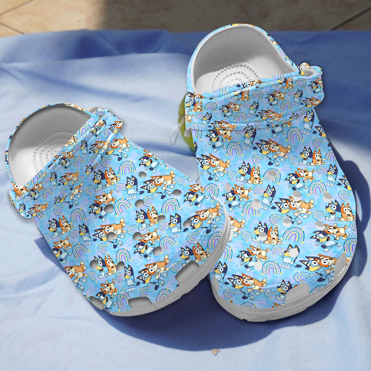 unique stylish bluey blue clogs easy to clean and fast to dry bjosx