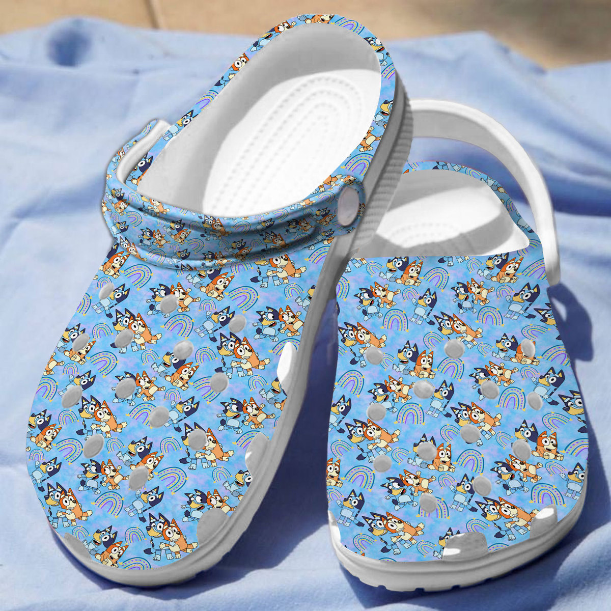 unique stylish bluey blue clogs easy to clean and fast to dry cxpt8