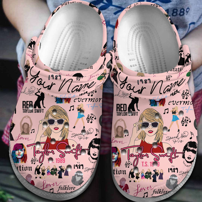 Water-proof And Non-slip Taylor Swift Pink Clogs, Protect Your Feet