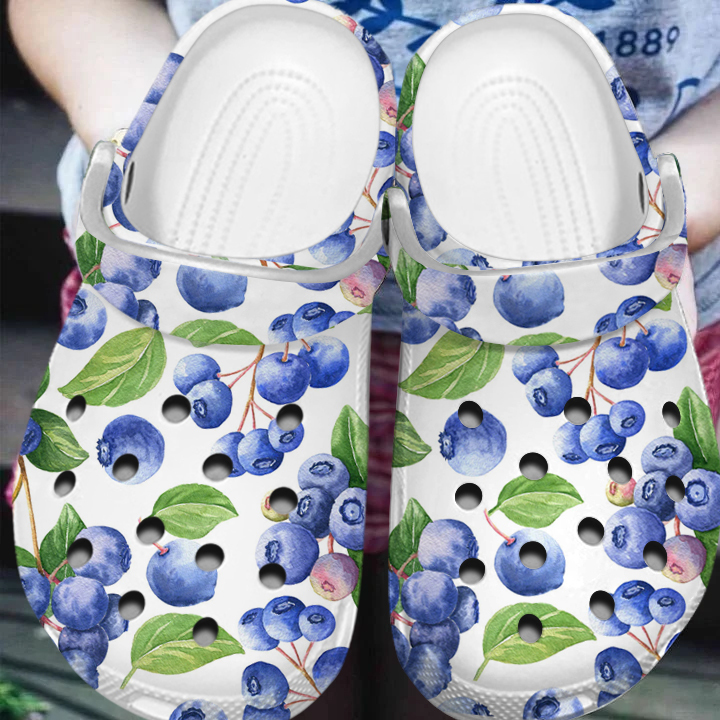 water resistant and safety blueberry white clogs suitable for outdoor walking 9ltr9