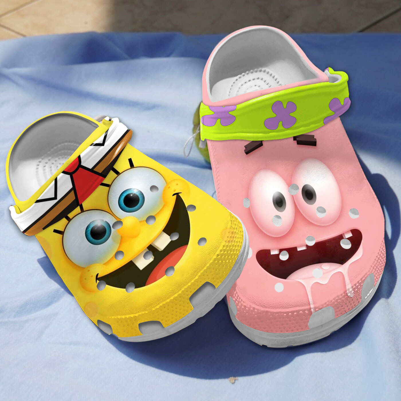 Funny Faces Spongebob Squarepants Cartoon Classic Clogs, Buy More Save More!