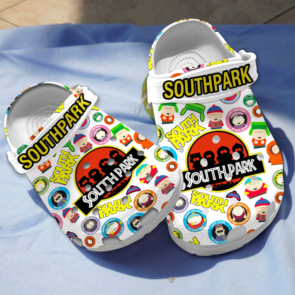 Funny SouthPark Cartoon Clogs For Kids And Adults, Easy To Take On And Take Off Sandals!