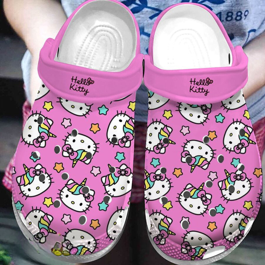 Stylish & Comfortable Clogs Kitty Unicorn Pink Clogs For Kids And Adults