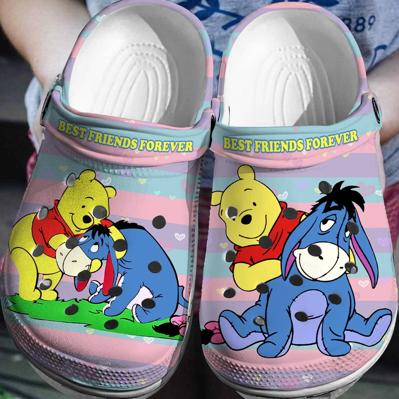 Cute Design Winnie The Pooh And Funny Friends Classic Clogs, Buy More Save More