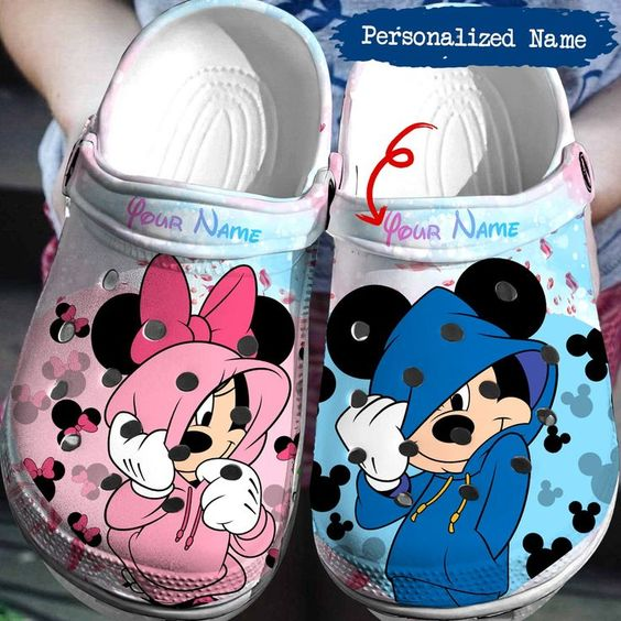 Fashionable Mickey And Minnie Disney Colorful Clogs, Shop Now For The Best Price!