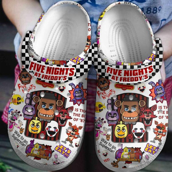 New Design Five Nights At Freddy's Unisex Clogs, Buy More Save More!