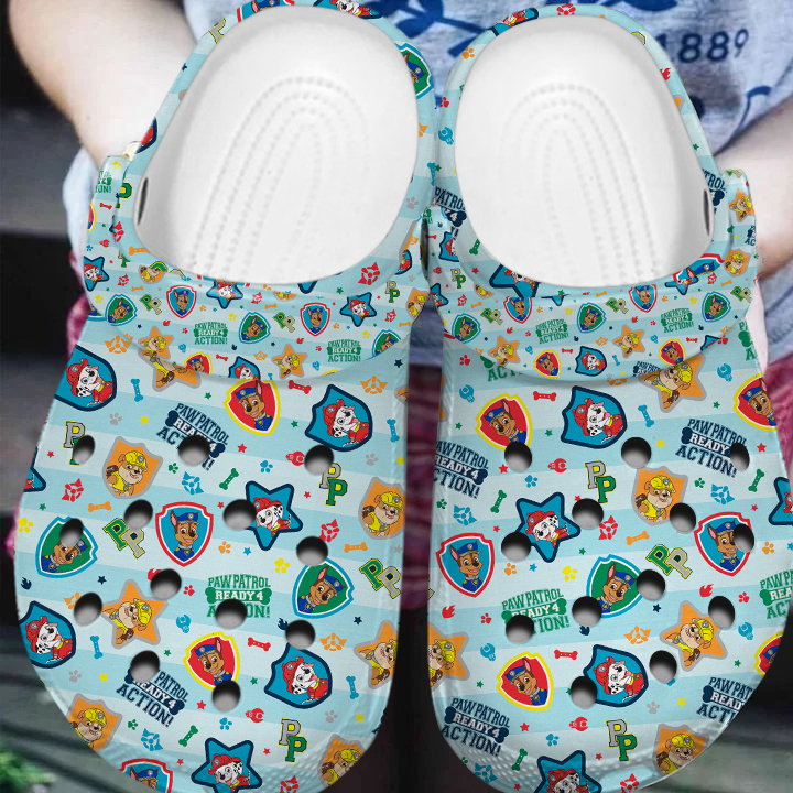 Non-slip and Rare Paw Patrol Clogs, Available sizes For Kids And Adults