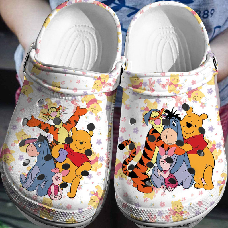 Soft & Durable Clogs Winnie The Pooh And Funny Friends Classic Clogs, Buy More Save More