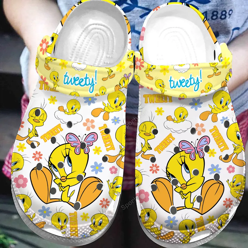Adorable Tweety Duck Cute Clogs, Unique Gift Ideas For Kids And Adults