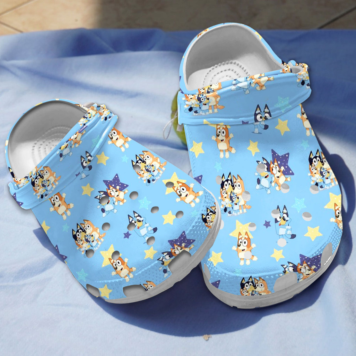Classic And 3d Printed Bluey Clogs, Clogs Unisex-Adult Classic Printed