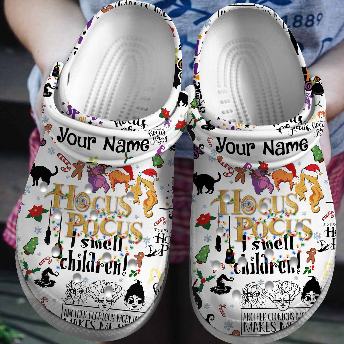 Comfort And Lightweight Hocus Pocus Movie Clogs Crocband, Ideal gift for men and women