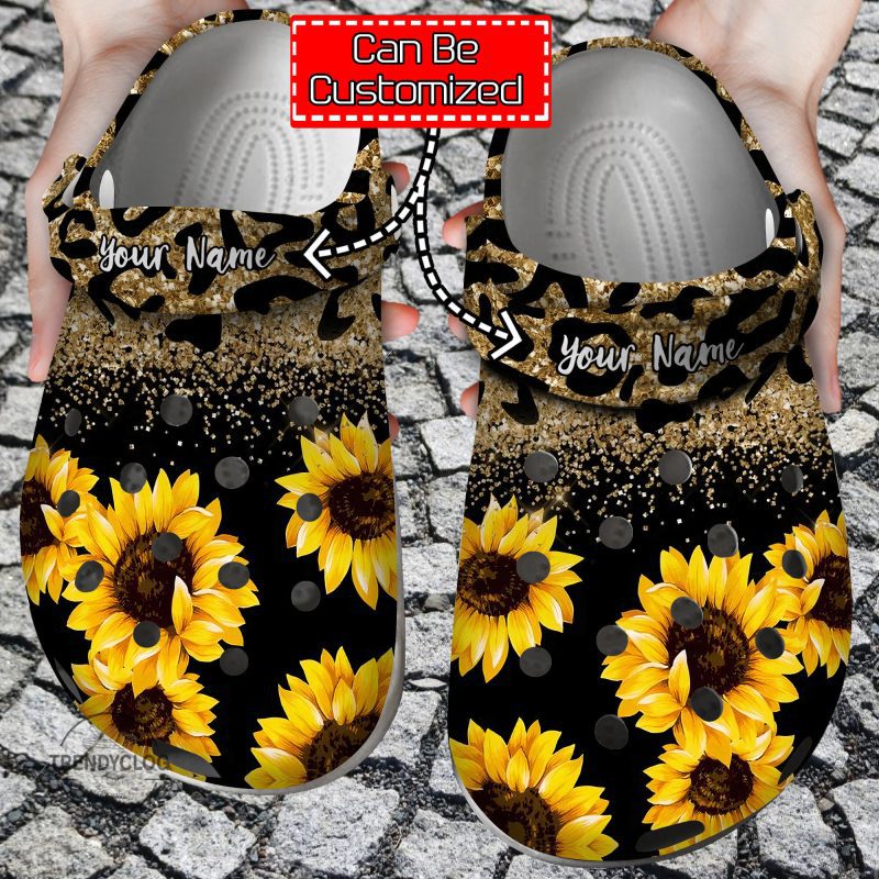 Comfortable And Customized Sunflower Clogs, Buy More Save More