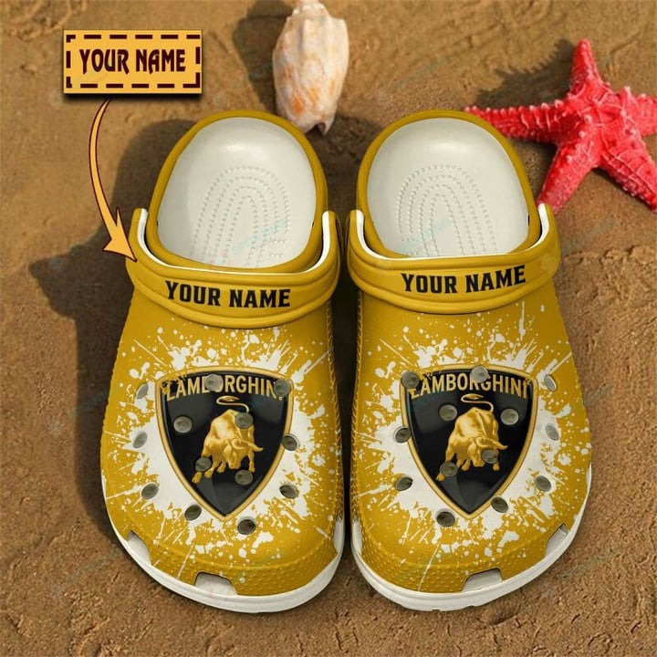 Comfortable And Personalized Lamborghini Clogs Classic, Perfect Footwear For Family