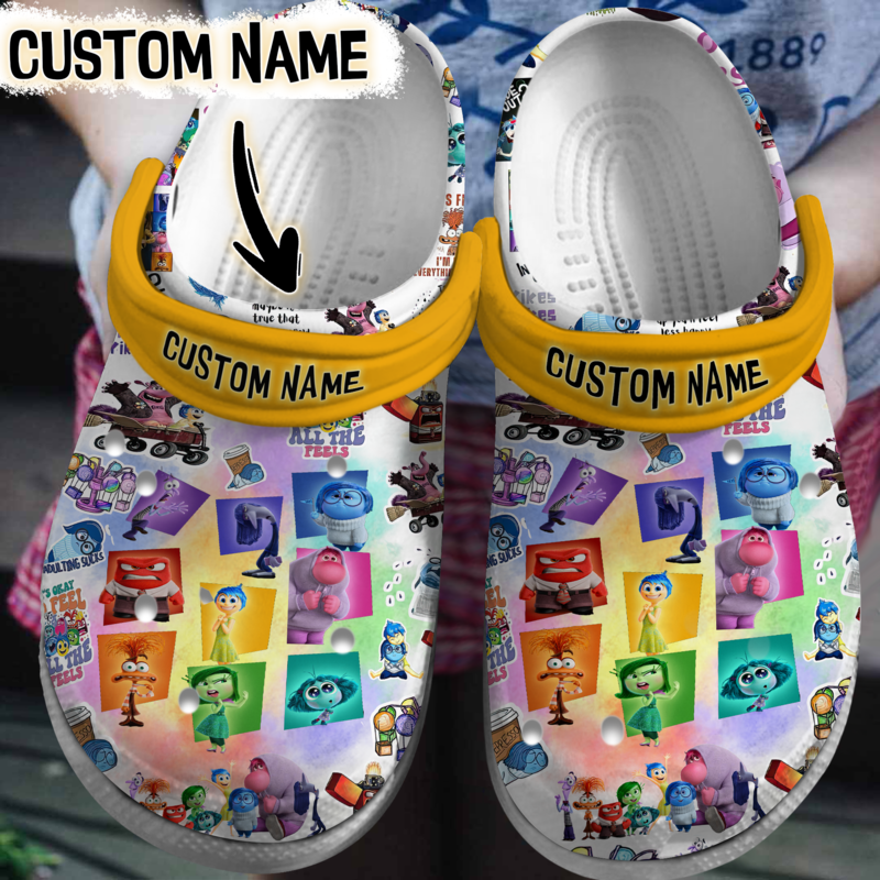 Customized And Breathable Inside Out 2 Clogs, Ideal Gift For Men And Women