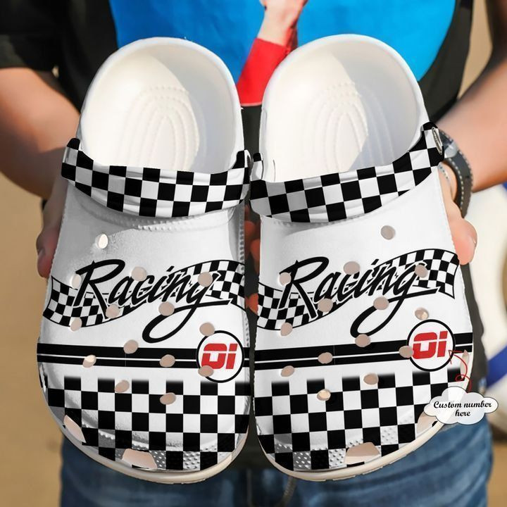 Customized Love Racing Unisex Clogs, Easy To Clean And Quick To Dry