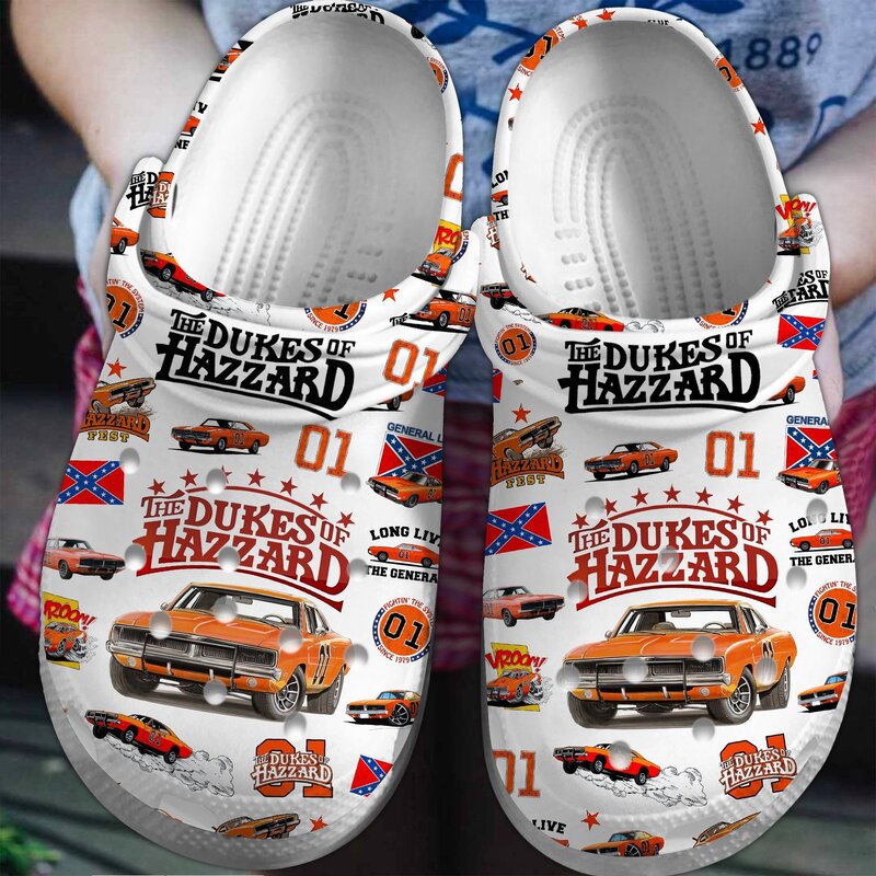 Lightweight And Comfortable Dukes Of Hazzard Clogs, Impressive Birthday Gift