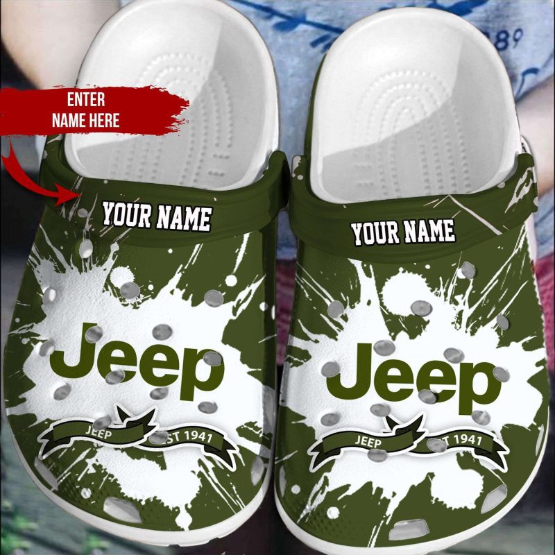 Soft And Customized Jeep Clogs, Perfect For Outdoor Play