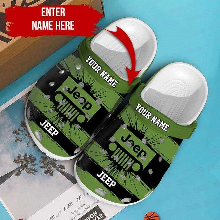 Water-proof And Customized Jeep Clogs, Perfect For Outdoor Walking