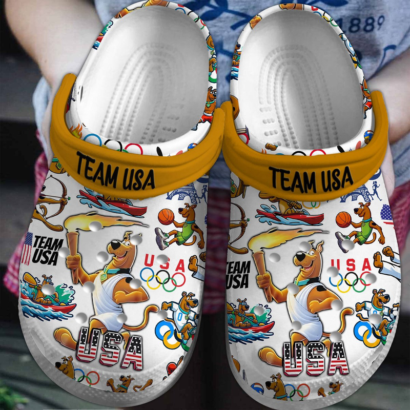 Water-proof And Non-slip Scooby Doo Clogs, Suitable For Outdoor Activity