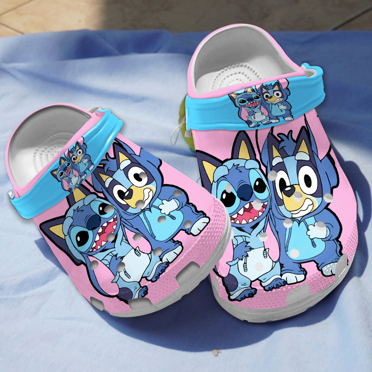 Water-Resistant And Non-slip Bluey Clogs, Available sizes For Kids And Adults